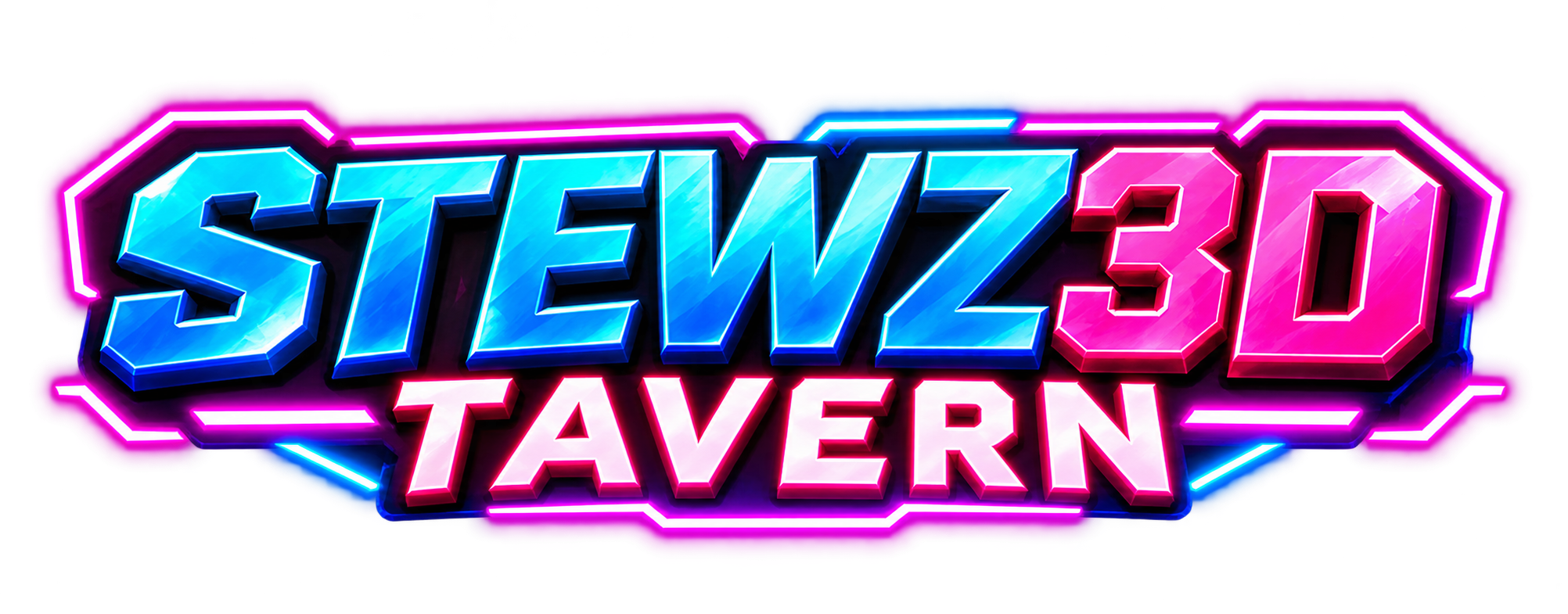 STEWZ3DTAVERN neon logo