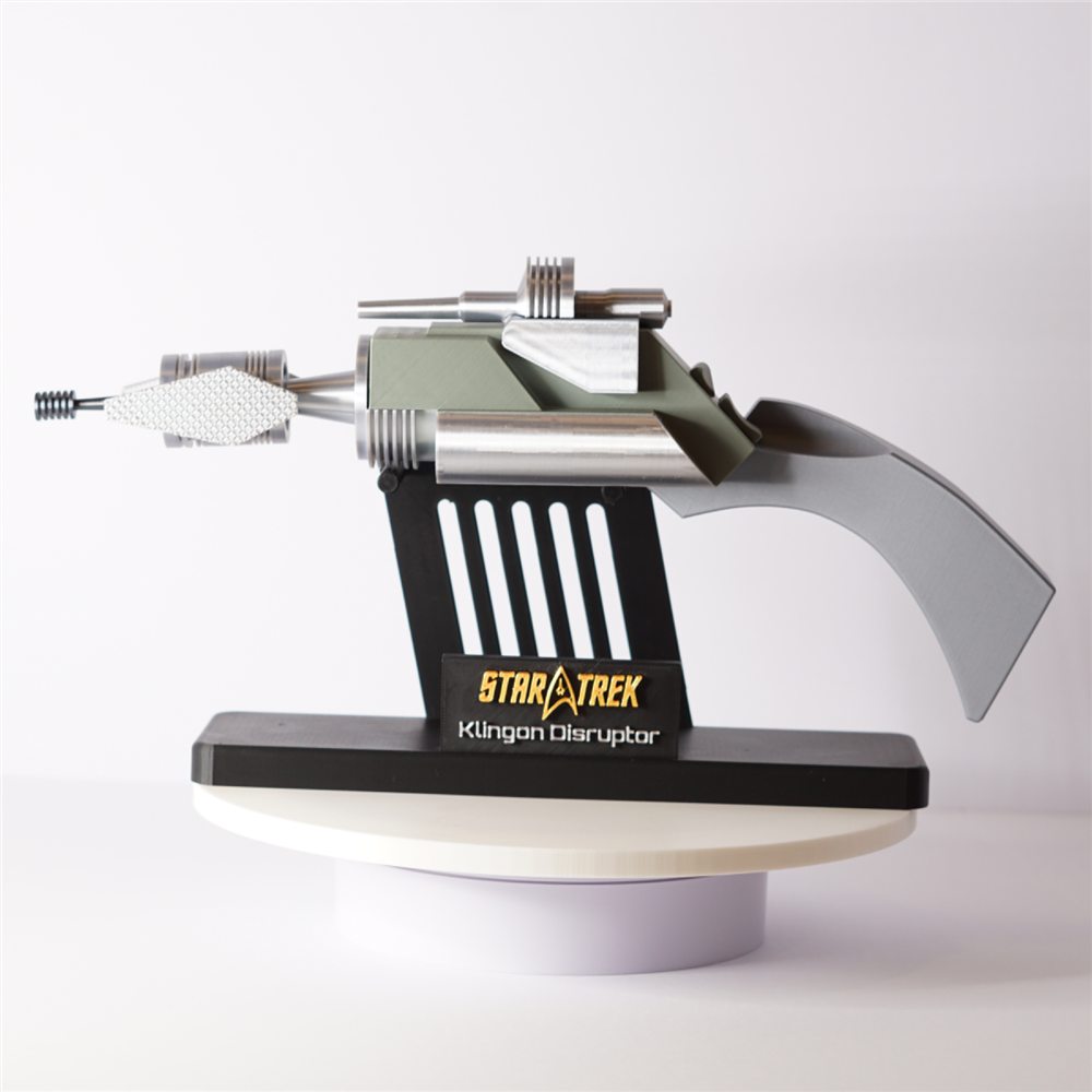 Star Trek The Original Series Klingon Disruptor 3D Printed Cosplay or Display
