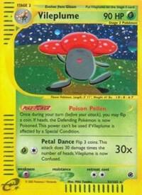 Vileplume (31) Pokémon card from Expedition, card number 031/165