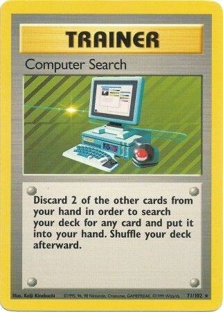 Computer Search Pokémon card from Base Set, card number 071/102