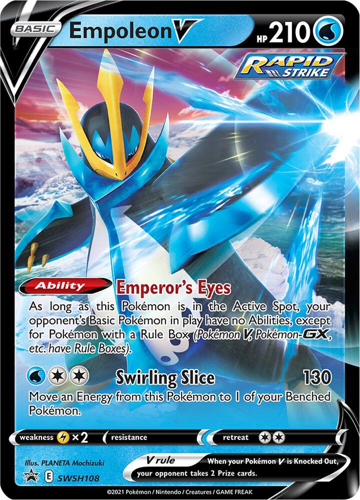 Empoleon V - SWSH108 Pokémon card from SWSH: Sword & Shield Promo Cards, card number SWSH108