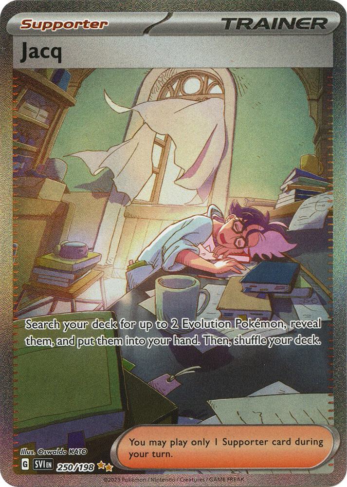 Jacq - 250/198 Pokémon card from SV01: Scarlet & Violet Base Set, card number 250/198