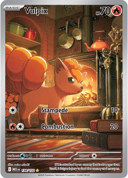 Vulpix - 138/132 Pokémon card from ME01: Mega Evolution, card number 138/132