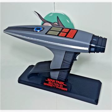 Star Trek Section 31 Garrett Phaser Replica - Static wth Movable Trigger & Stand