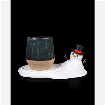 3D Printed Snowman Coaster - Christmas Decoration